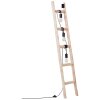 Brilliant Ladder Staande lamp Natuurlijke kleuren, Zwart, 3-lichts