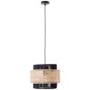 Brilliant Arles Hanglamp Zwart, 1-licht