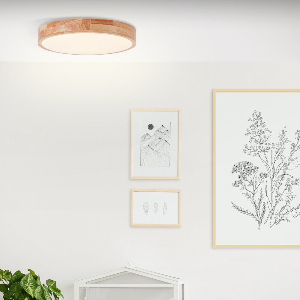 Brilliant Slimline Plafondlamp LED Wit, 1-licht main product photo