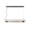 Lucide CALIXT Hanglamp Zwart, 2-lichts