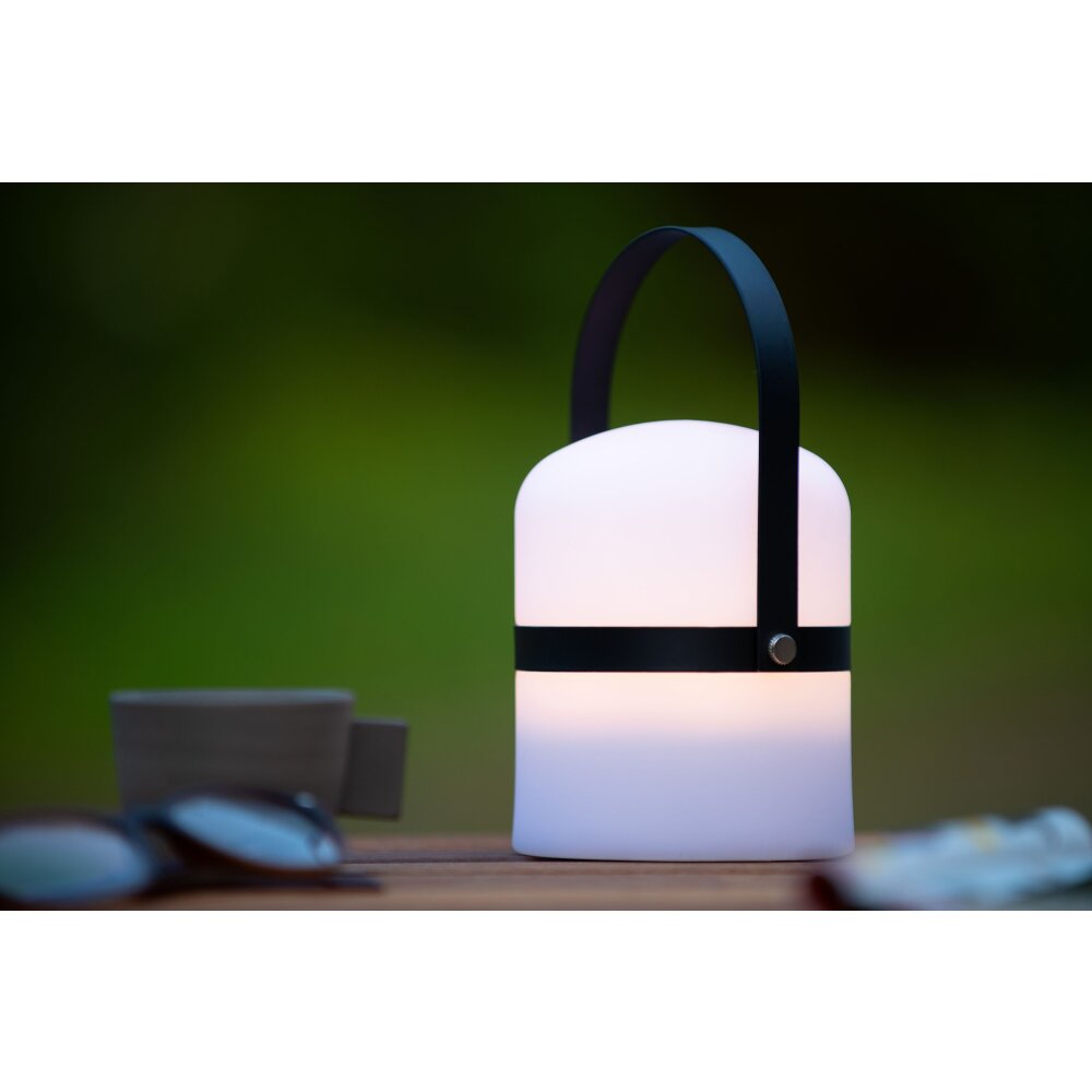 Lucide LITTLEJOE Tafellamp LED Zwart, Wit, 1-licht main product photo