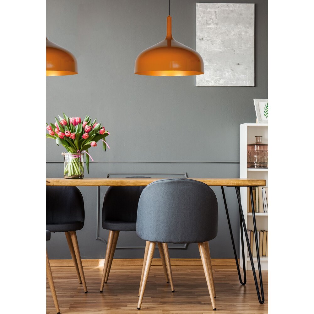 Lucide ROZALLA Hanglamp Geel, 1-licht main product photo