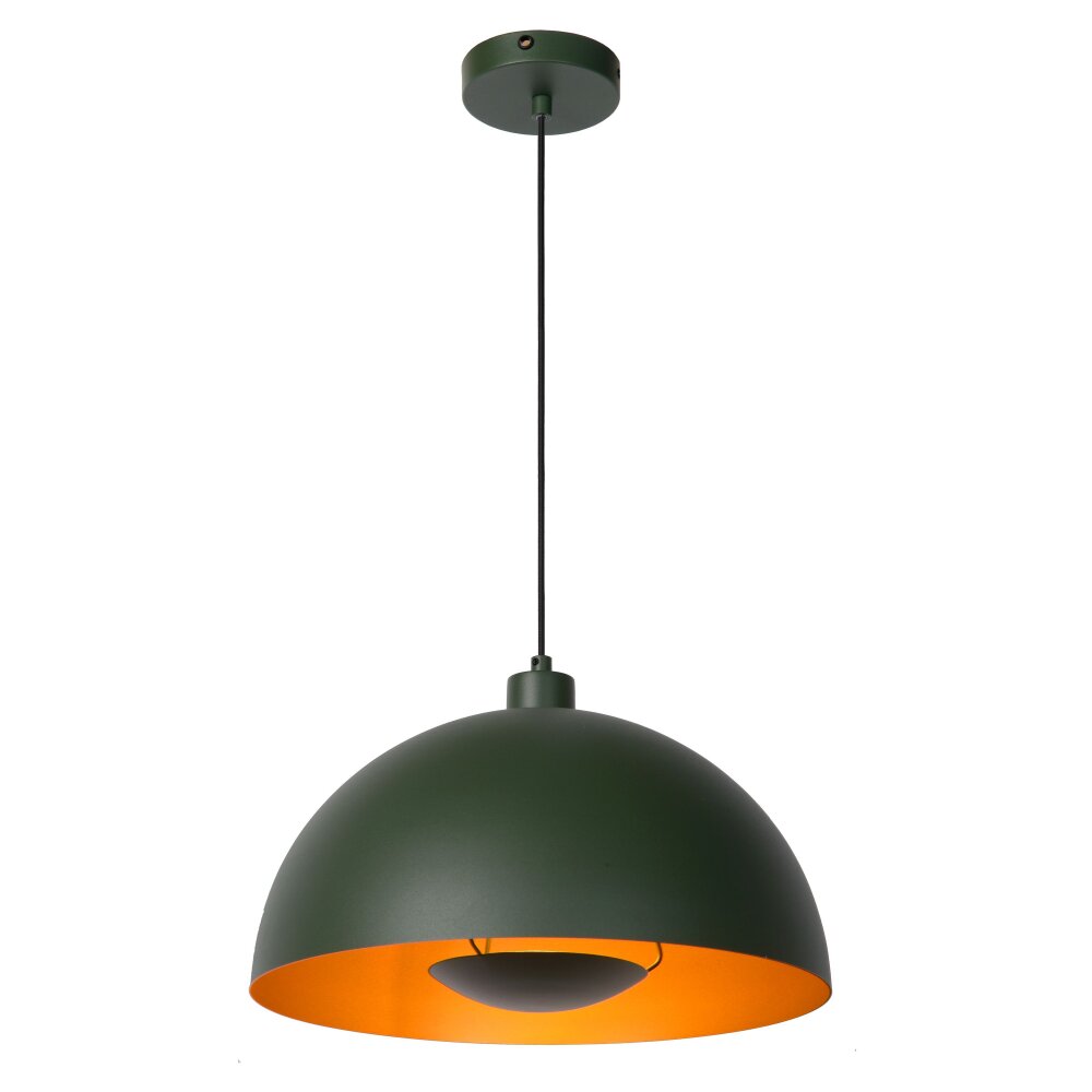 Lucide SIEMON Hanglamp Groen, 1-licht