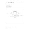 Lucide DIAMOND Tafellamp Messing, 1-licht