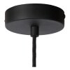 Lucide MIKAELA Hanglamp Zwart, 1-licht