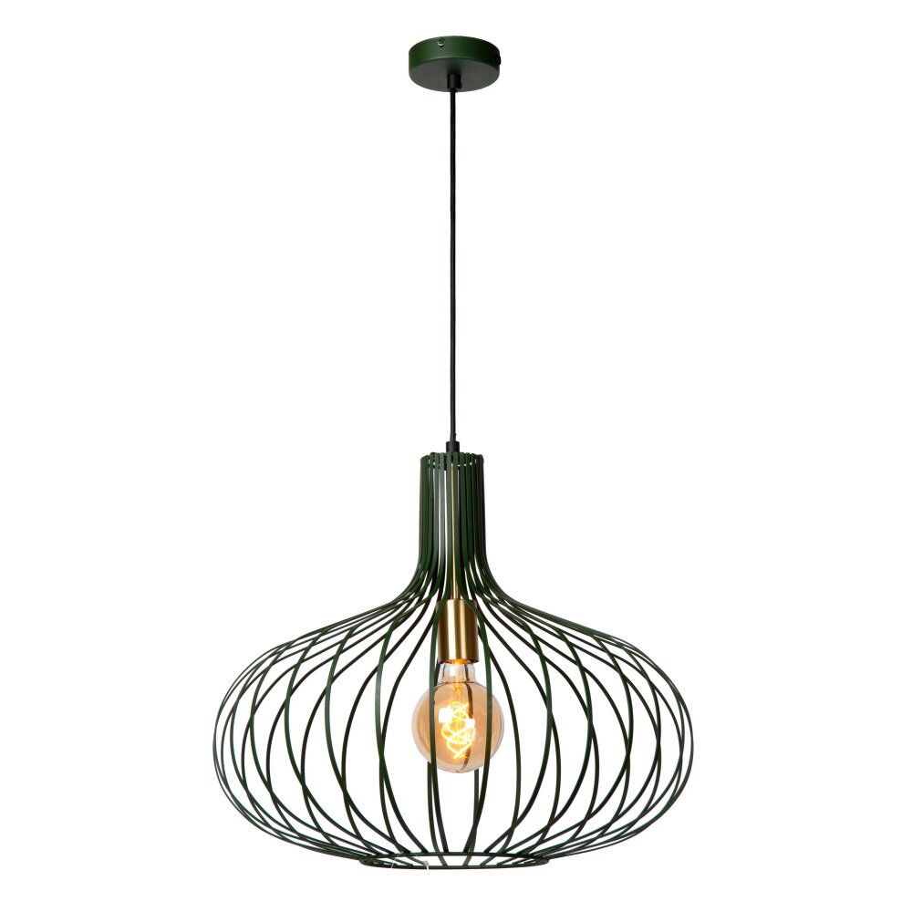 Lucide MANUELA Hanglamp Groen, 1-licht main product photo