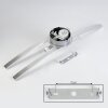 Mohlin Plafondlamp LED Nikkel mat, 3-lichts