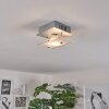 Liestal Plafondlamp LED Nikkel mat, 1-licht