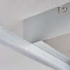 Buren Plafondlamp LED Nikkel mat, 1-licht Buren Plafondlamp LED Nikkel mat, 1-licht