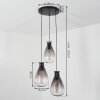 Brolla Hanglamp Zwart, 3-lichts