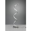Trio-Leuchten Yara Staande lamp LED Nikkel mat, 1-licht