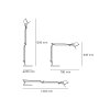 Artemide Tolomeo Tafellamp Aluminium, 1-licht