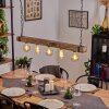 Montgomery Hanglamp Natuurlijke kleuren, Zwart, 5-lichts