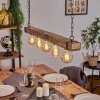 Montgomery Hanglamp Natuurlijke kleuren, Zwart, 5-lichts