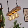 Montgomery Hanglamp Natuurlijke kleuren, Zwart, 3-lichts