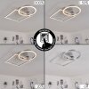 Buren Plafondlamp LED Nikkel mat, 1-licht