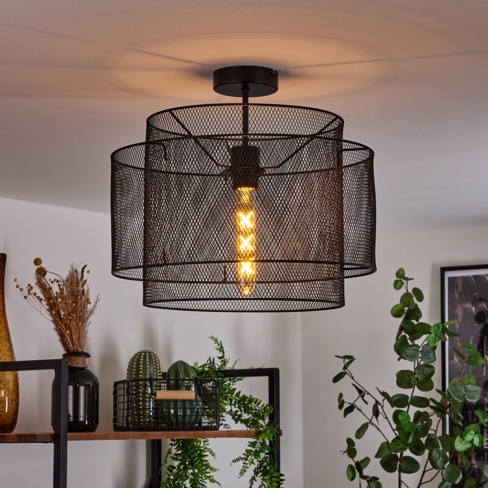 Amsoldingen Plafondlamp Zwart, 1-licht main product photo