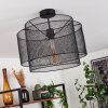 Amsoldingen Plafondlamp Zwart, 1-licht