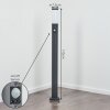 Sessa Padverlichting Antraciet, 1-licht, Bewegingsmelder