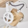 Orny Plafondlamp Natuurlijke kleuren, Wit, 4-lichts