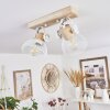 Orny Plafondlamp Natuurlijke kleuren, Wit, 2-lichts