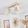 Orny Plafondlamp Natuurlijke kleuren, Wit, 2-lichts