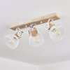 Orny Plafondlamp Natuurlijke kleuren, Wit, 3-lichts