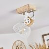 Orny Plafondlamp Natuurlijke kleuren, Wit, 1-licht