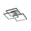Wofi-Leuchten MURIEL Plafondlamp LED Grijs, 1-licht