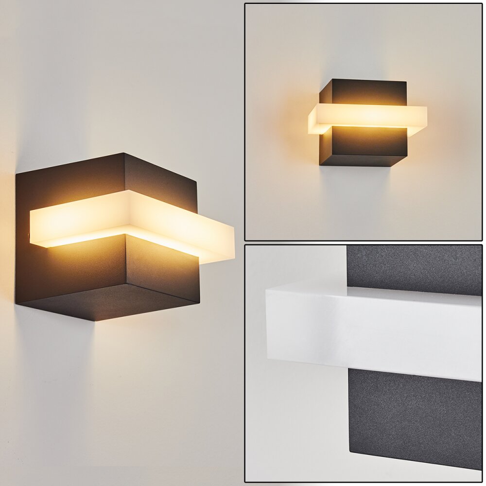 Lisalara Buiten muurverlichting LED Antraciet, Wit, 1-licht main product photo