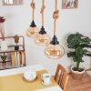Sunnyvale Hanger Natuurlijke kleuren, Zwart, 3-lichts