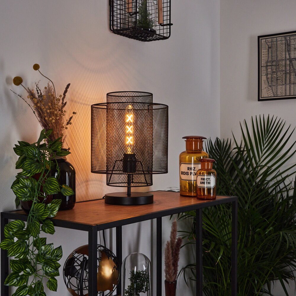Amsoldingen Tafellamp Zwart, 1-licht main product photo