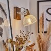 Orny Muurlamp Bruin, Wit, 1-licht