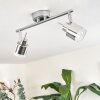Morges Plafondlamp LED Chroom, 2-lichts