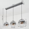 Leissigen Hanglamp Oud zilver, 3-lichts