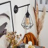 Cenova Muurlamp Zwart, 1-licht