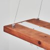 Versoix Hanglamp LED Chroom, Zwart, 1-licht