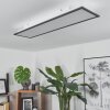 Salmi Plafondpaneel LED Zwart, Wit, 1-licht