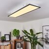 Salmi Plafondpaneel LED Zwart, Wit, 1-licht