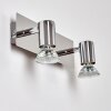 Sibarco Muurlamp LED Chroom, 2-lichts