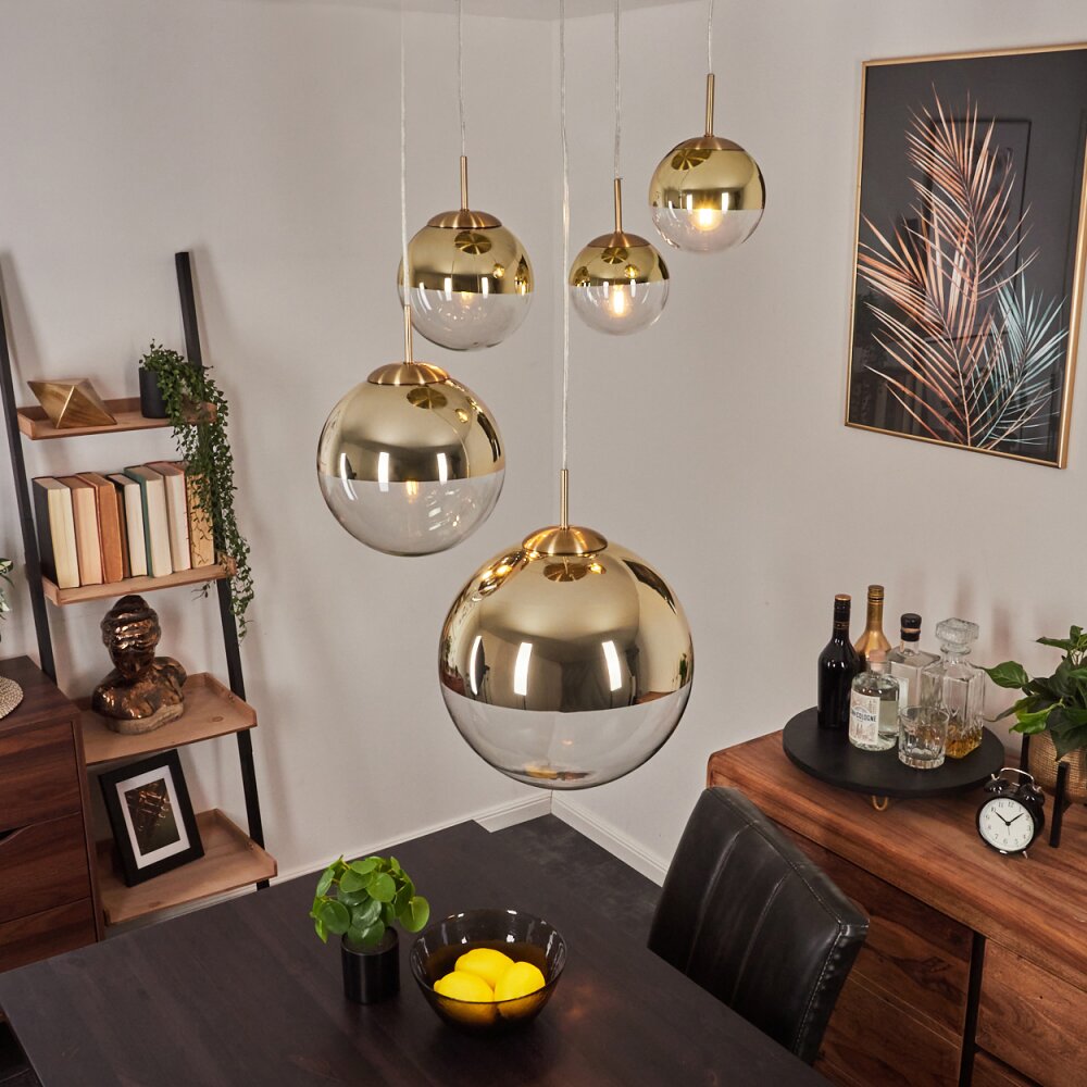 Degevos Hanger Goud, 5-lichts main product photo
