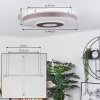 Buonas Plafondlamp LED Wit, 1-licht, Afstandsbediening