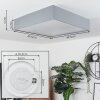 Tise Plafondlamp LED Wit, 1-licht
