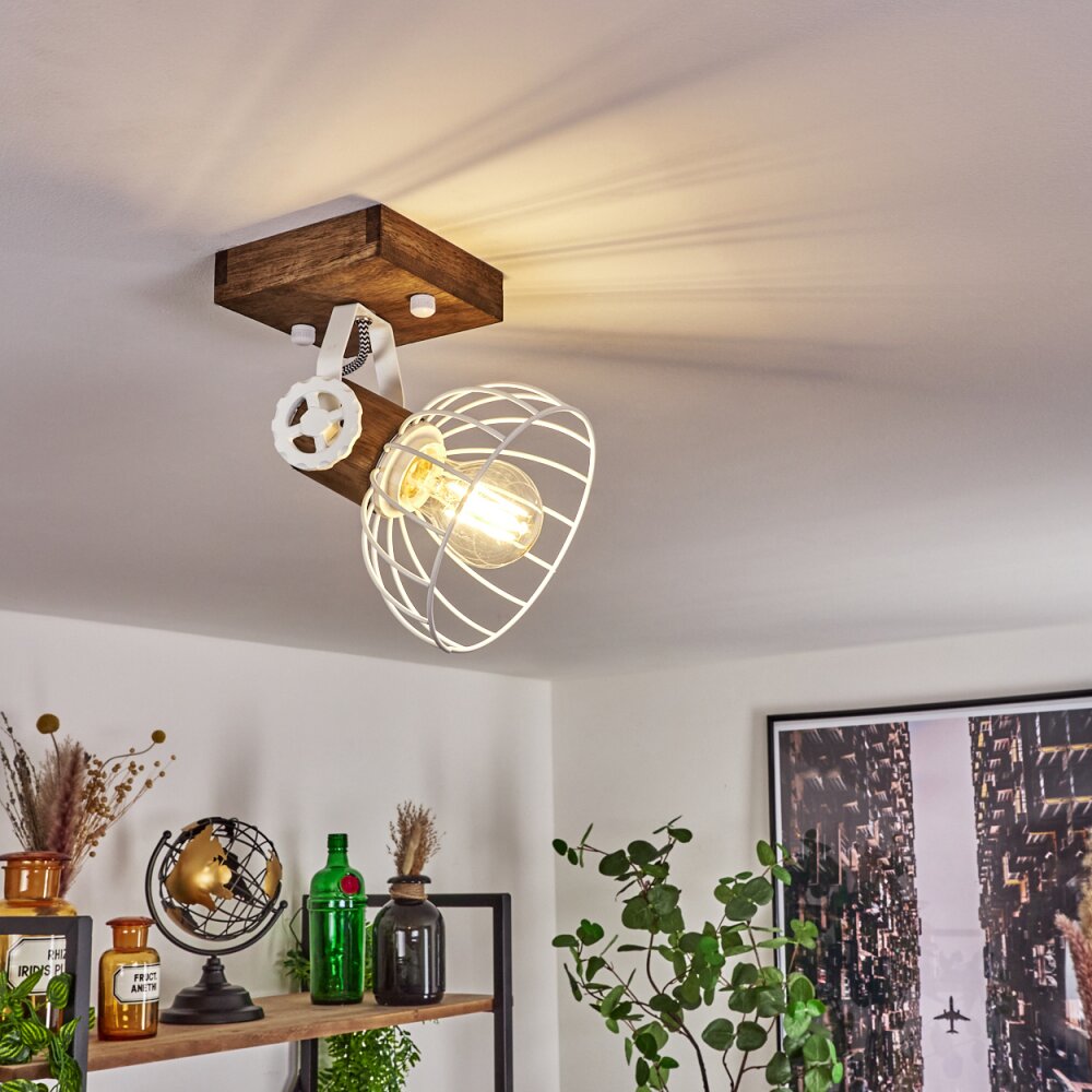 Orny Plafondlamp Bruin, Wit, 1-licht main product photo