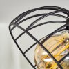 Orny Plafondlamp Natuurlijke kleuren, Zwart, 2-lichts