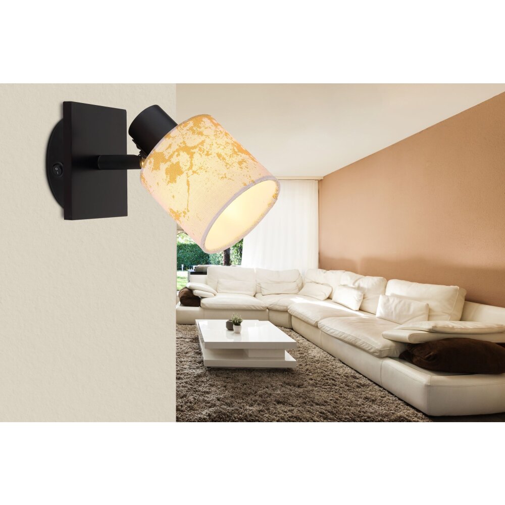 Globo ENGELBERT Spotlamp Zwart, 1-licht main product photo