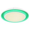 Globo MURPHY Plafondlamp LED Wit, 1-licht, Afstandsbediening, Kleurwisselaar
