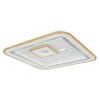 Globo VALERIA Plafondlamp LED Chroom, Wit, 1-licht, Afstandsbediening