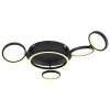 Globo ANTONIUS Plafondlamp LED Zwart, 1-licht