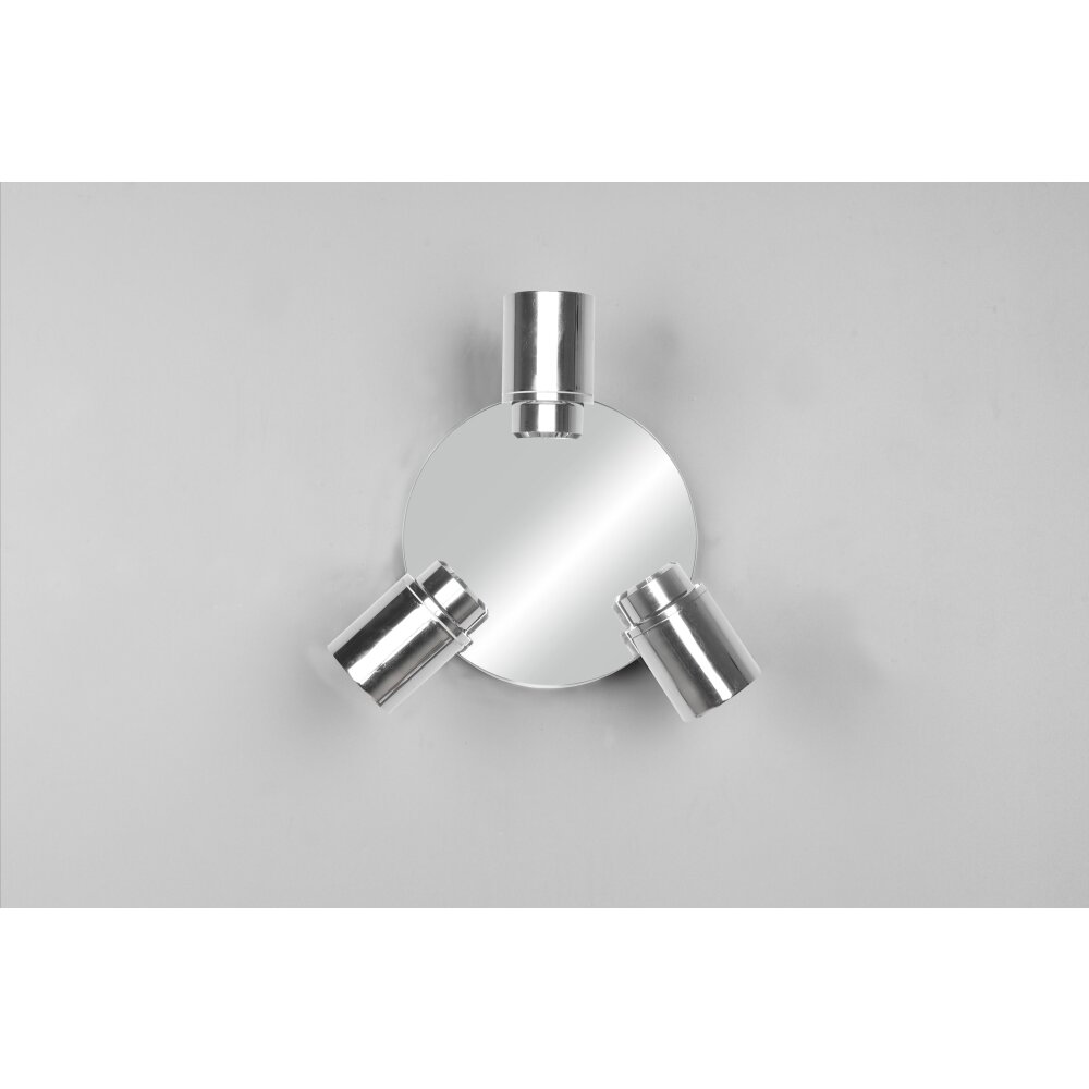 Trio-Leuchten Angelo Plafondlamp Chroom, 3-lichts